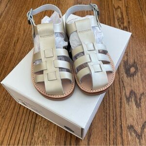 Freshly Picked Platinum Bixby Sandals for Kids